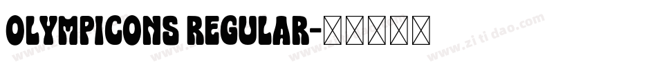 Olympicons Regular字体转换
